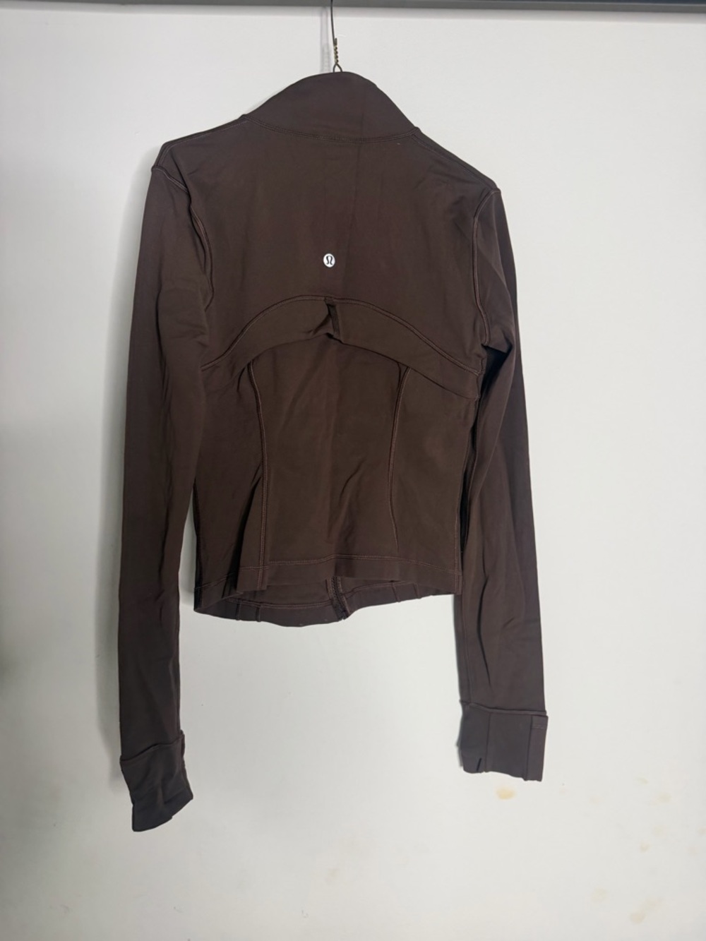 Lulu Lemon Define Cropped Jacket: Women's Brown Zip-Front Active Jacket - Picture 3 of 4